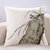 梅兰竹菊中式抱枕植物花卉中国风亚麻靠垫沙发客厅办公靠枕套含芯(J款)