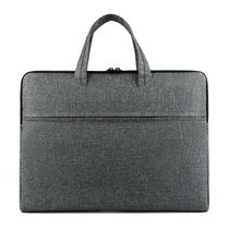 TP商务男女电脑包简约会议包便携式手提包电脑文件袋手提袋资料袋TP2042(浅灰色)