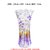 高档水晶玻璃花瓶北欧客厅插花轻奢摆件大号水养透明创意桌面装饰(30加厚紫色【梅花】)