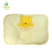 迪士尼Disney 宝宝定型枕 婴幼儿奇幻之旅圆角针织棉卡通枕头 四季通用 粉色(黄色)