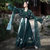 ROLIAN MILLE汉服女原创古装仙女裙飘逸齐腰襦裙套装超仙中国风(墨绿 L)