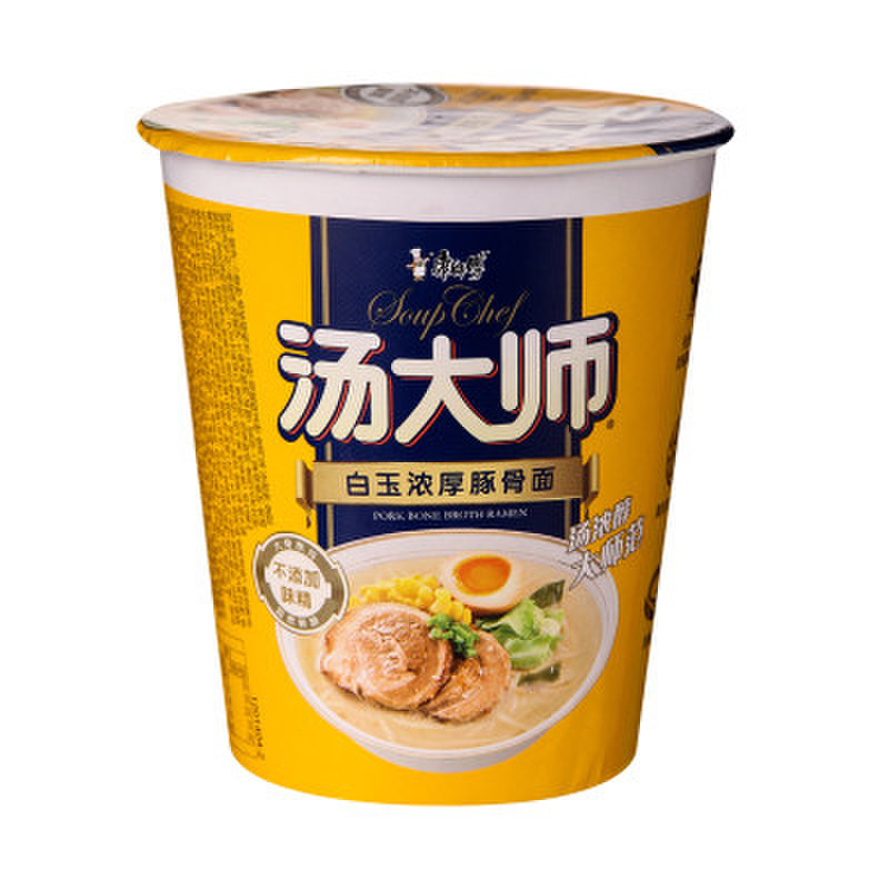 方便食品康师傅 汤大师白玉浓厚豚骨面 84克/杯返回商品页 >