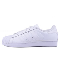 Adidas阿迪达斯男女板鞋三叶草superstar贝壳头纯白小白鞋B23641(白色 40)