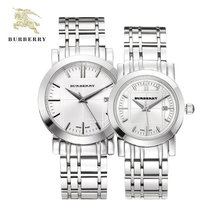 巴宝莉（Burberry）手表防水 格纹情侣表BU1350/BU1351(情侣对表BU1350  BU1351)