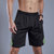男宽松运动短裤休闲夏季健身速干篮球裤(三杠-绿色 XL)