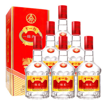 五粮液股份 干一杯绵柔52度500ml浓香型白酒 整箱6瓶装(整箱)