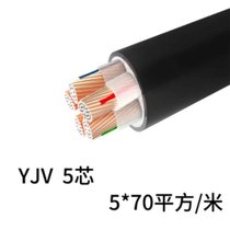 率龙电线电缆SL65国标电缆电线YJV5*70（单位：米）(默认)