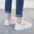 JOHLIN DREAM小白鞋女2021年夏季新款薄款网面透气网鞋百搭韩版板鞋女潮(白色 37)第3张高清大图