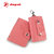 达派男女通用韩版防磁软皮卡包以及钥匙包 糖果色套装DPKB(粉色)