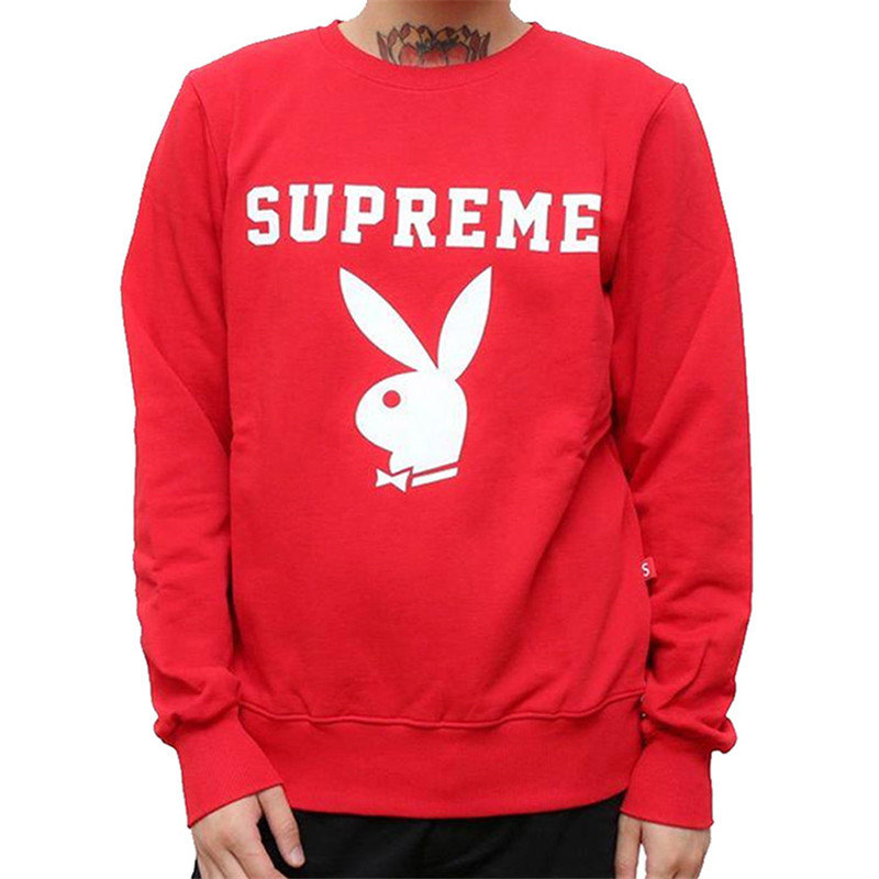 服饰supreme男士红色印花图案套头上衣sufe4502xl码红时尚百搭返回