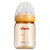 贝亲宽口径PPSU婴儿奶瓶160ml 奶瓶PPSU奶瓶新生儿黄色瓶盖AA77自然实感SS码奶嘴