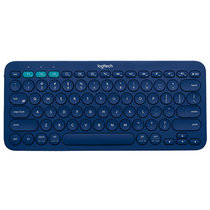 罗技（Logitech）K380多设备蓝牙键盘 平板IPAD键盘 时尚便携 超薄巧克力按键 蓝牙鼠标伴侣 蓝色