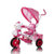 HelloKitty儿童卡通三轮车凯蒂猫手推车脚踏车伞车(粉色 凯蒂猫免充气香蕉轮)