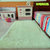 床边地毯椭圆形现代简约卧室垫客厅家用房间可爱美少女公主粉地毯(长毛米白色)