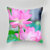 现代植物花卉好运莲花抱枕套客厅床头靠背房间装饰定制照片礼物(JWBZT139F13)