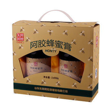 东阿阿胶蜂蜜膏550g2瓶盒