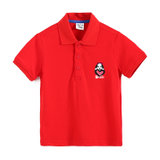 史努比童装夏季男女童短袖POLO杉TM045(90 红色)