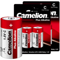 飞狮（Camelion）碱性电池 干电池 LR14/C/中号/2号 电池 4节 燃气灶/热水器/收音机/手电筒/电子琴