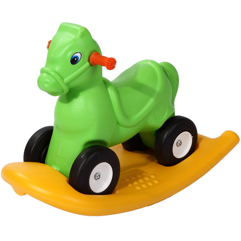 【京奇婴幼儿玩具小马款双用四轮车图片】儿童滑车扭扭车四轮车 宝宝