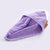 图强 干发帽 强吸水毛巾浴帽 超细纤柔加大加厚干发毛巾(浅紫色)