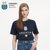 阿根廷国家队官方商品丨休闲运动纯棉短袖球衣T恤 梅西足球迷新款(蓝色 S)