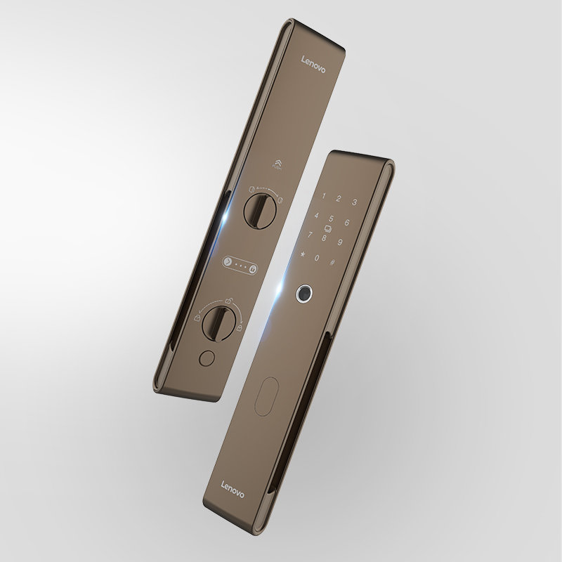 lenovo指纹锁智能全自动门锁家用防盗门锁密码电子锁wifi联网智能锁