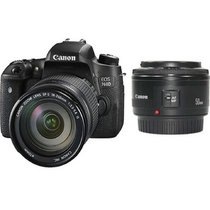 佳能（Canon）EOS 760D 单反相机 （EF-S18-200+EF50/1.8 STM定焦 ）(套餐七)