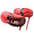 罗技（Logitech）985-000333 UE90vm耳机+麦克风（红色）