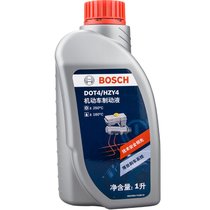 博世（BOSCH）DOT4刹车油 制动液 1L塑料桶装 通用标准 干沸点250度，湿沸点160度，进口原料国内调配(DOT4 1L)
