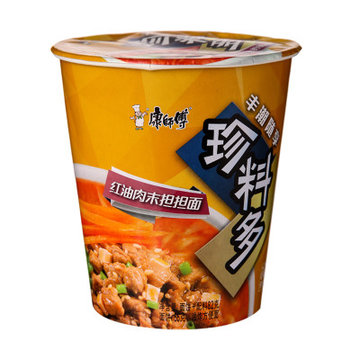 康师傅珍料多红油肉末担担面