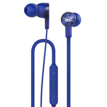 荣耀 N-tune100 线控 魔声音效 防缠绕线 入耳式耳机 蓝色
