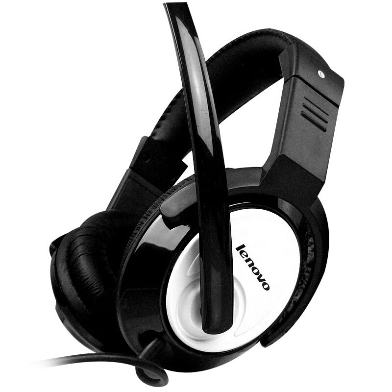 联想(lenovo) p965a 耳麦 电脑耳机头戴式 线控带麦克风立体 低音