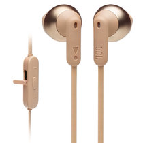 JBL半入耳式蓝牙耳机TUNE215BT暮光金