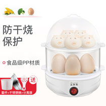 多功能卡通双层蒸蛋器 自动断电煮蛋器早餐机(双层白色豪华 PA-615)