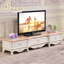 拉斐曼尼 FK005 欧式电视柜茶几组合现代简约电视柜小户型地柜客厅家具(1.85米 红龙玉大理石)