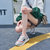 Newblfazhan新款N997运动鞋男女百搭休闲减震跑步鞋情侣鞋(白灰红 42)第2张高清大图