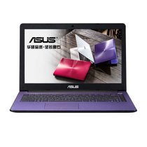 华硕(Asus) X403MA2930 14英寸笔记本电脑 四核CPU 4G内存 500G硬盘 彩色(紫色 套餐三)