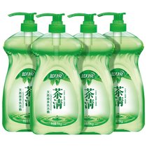 蓝月亮茶清洗洁精1kg*4 农残过水即净无残留 天然安全 儿童可用