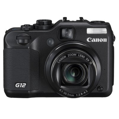 佳能（Canon）PowerShotG12数码相机（黑色）1000万像素 5倍光变 28mm广角 2.8寸可旋转屏 双重智能光学防抖