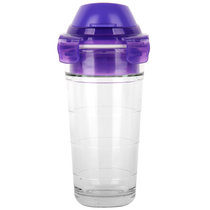 乐扣乐扣（LOCK&LOCK）LLG923玻璃水杯（紫色）（460ML）