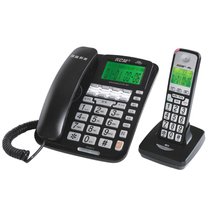 高科美（KCM）HWDCD9999（3）TSD6007数字无绳电话机（黑色）（有八组单键速拨记忆键，超远距离通话抗干扰性强，手机与手机可通话对讲）