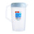 冷水壶 大容量塑料凉水壶A721耐热家用商用带刻度量杯冷水壶lq585(蓝色)