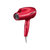 松下（Panasonic）电吹风机 家用 大功率 纳诺怡护发 双倍矿物质负离子 肌肤模式 EH-NA9C 红