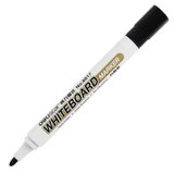 得力（deli）单头白板笔单支装 易擦拭水性多用白板写字笔展示板笔6817(黑)