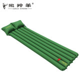 徽羚羊户外HLY-D3010 脚踏式充气垫 野营防潮垫 水上浮排 气垫 海滩垫(绿色)