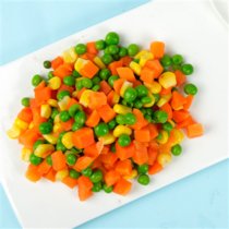 速冻什锦美式杂菜三色冷冻青豆胡萝卜玉米粒炒饭轻食休闲零食混合沙拉蔬菜(1500g 默认版本)