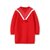 巴拉巴拉女童针织衫2018年新款冬季大童儿童毛衣女套头韩版时尚潮(165cm 橙红6580)