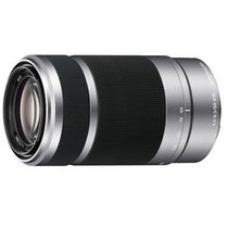 索尼（SONY） E 55-210mm F4.5-6.3 OSS (SEL55210) 微单相机镜头 3.8倍变焦倍率(银色 官方标配)