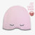 SUNTEK睡帽女可爱夏季薄款包头帽睡眠空调防风睡觉保暖儿童月子帽子(M码（适合头围53-58cm）建议*成人用 加绒款：眯眯眼-浅绯粉)