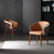 意式餐椅现代简约餐厅设计师家用洽谈椅子轻奢网红靠背凳实木围椅(默认 默认)